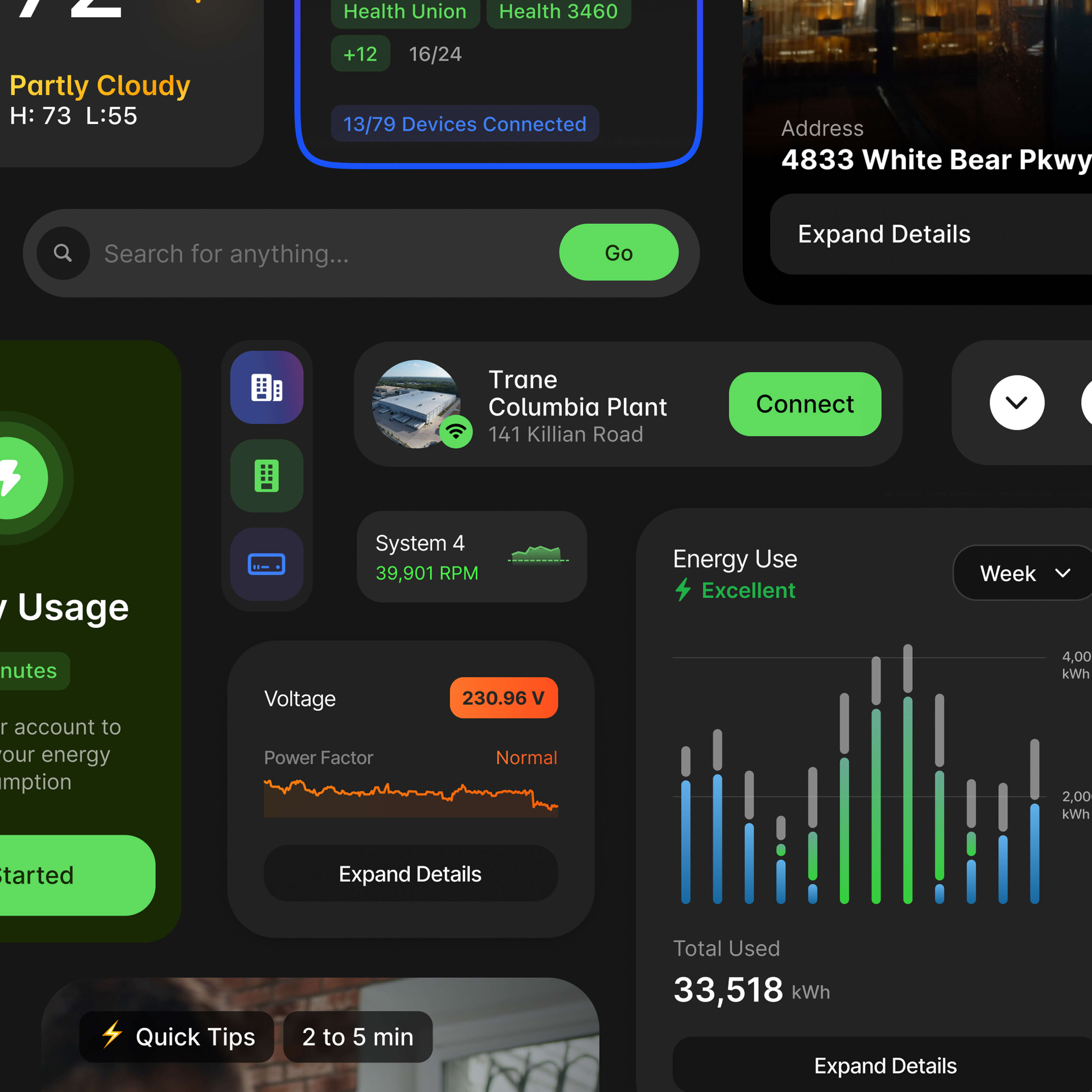 System Components Dark Mode
